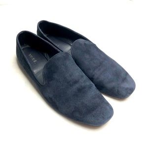 Women’s Vince Blue Suede Flat Loafers Size 8